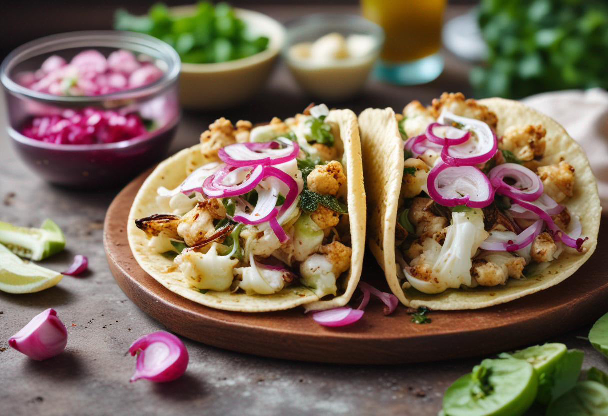 Roasted Cauliflower Tacos