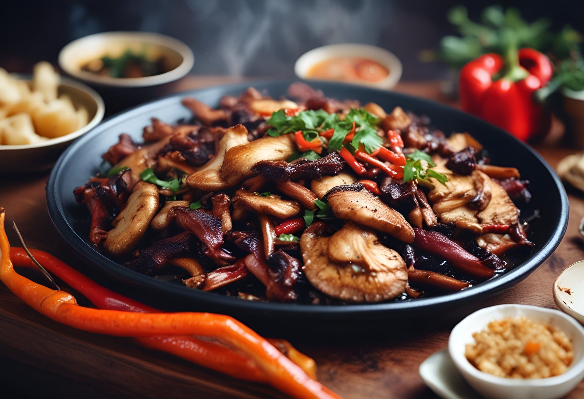 Bulgogi Oyster Mushrooms