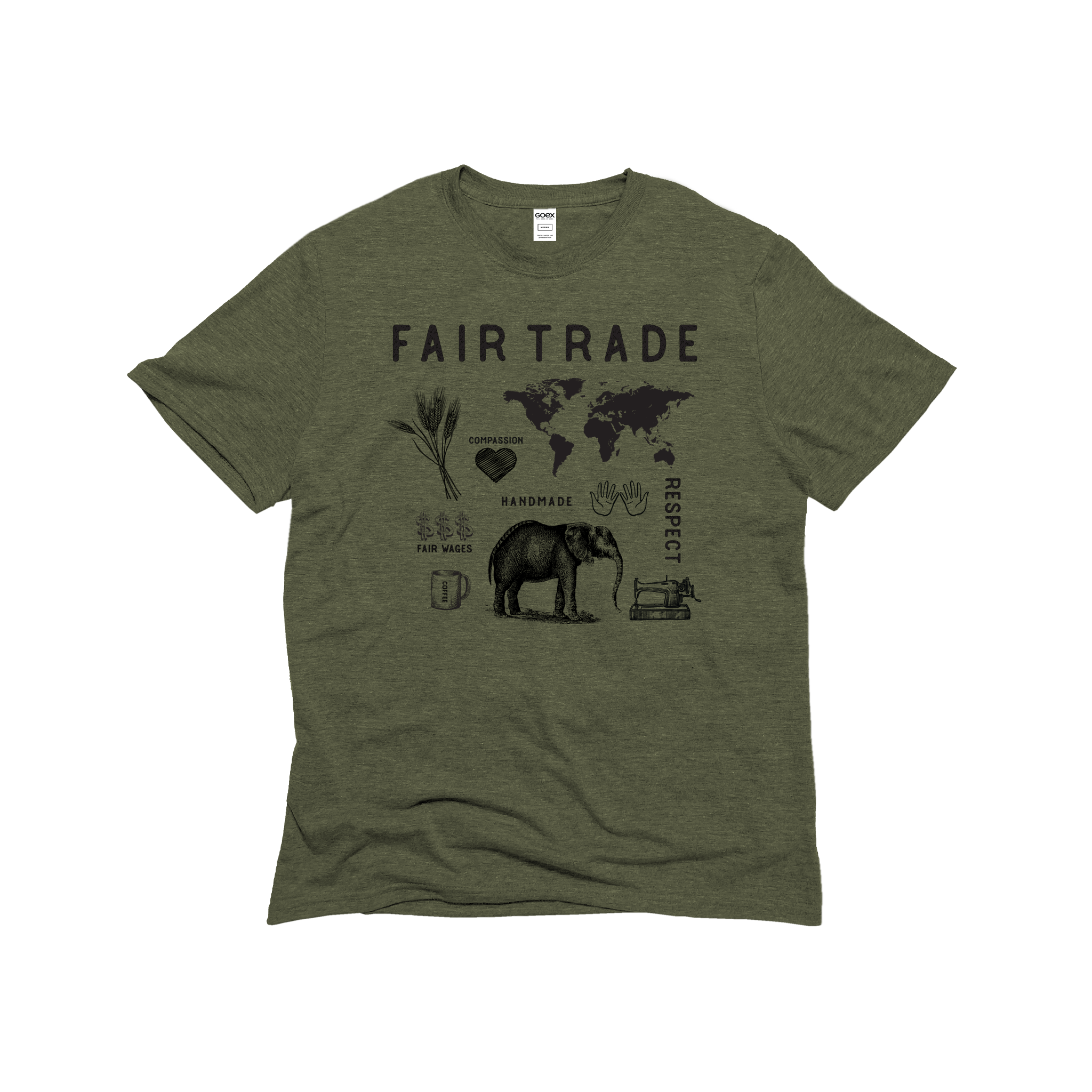 Fair Trade Icons Unisex Eco-Triblend Tee