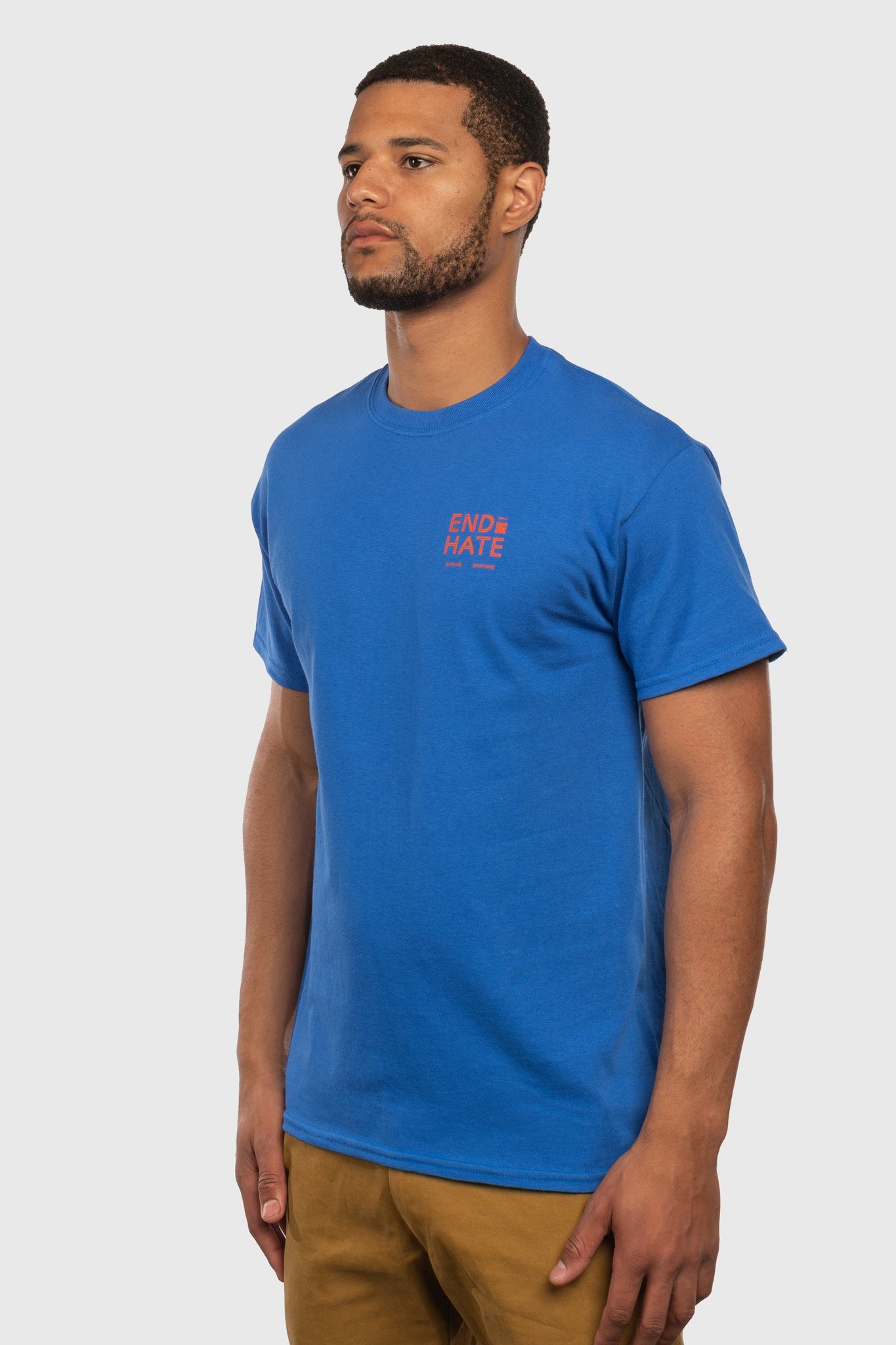 End Hate - Take Action T-Shirt (Blue)