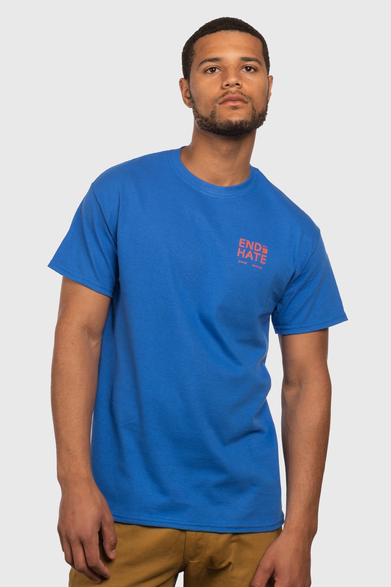 End Hate - Take Action T-Shirt (Blue)