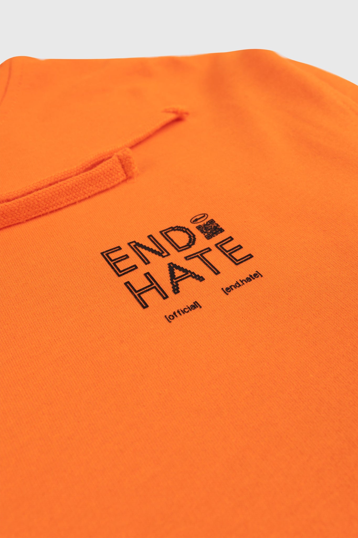 End Hate - Take Action Hooded Sweatshirt (Orange)