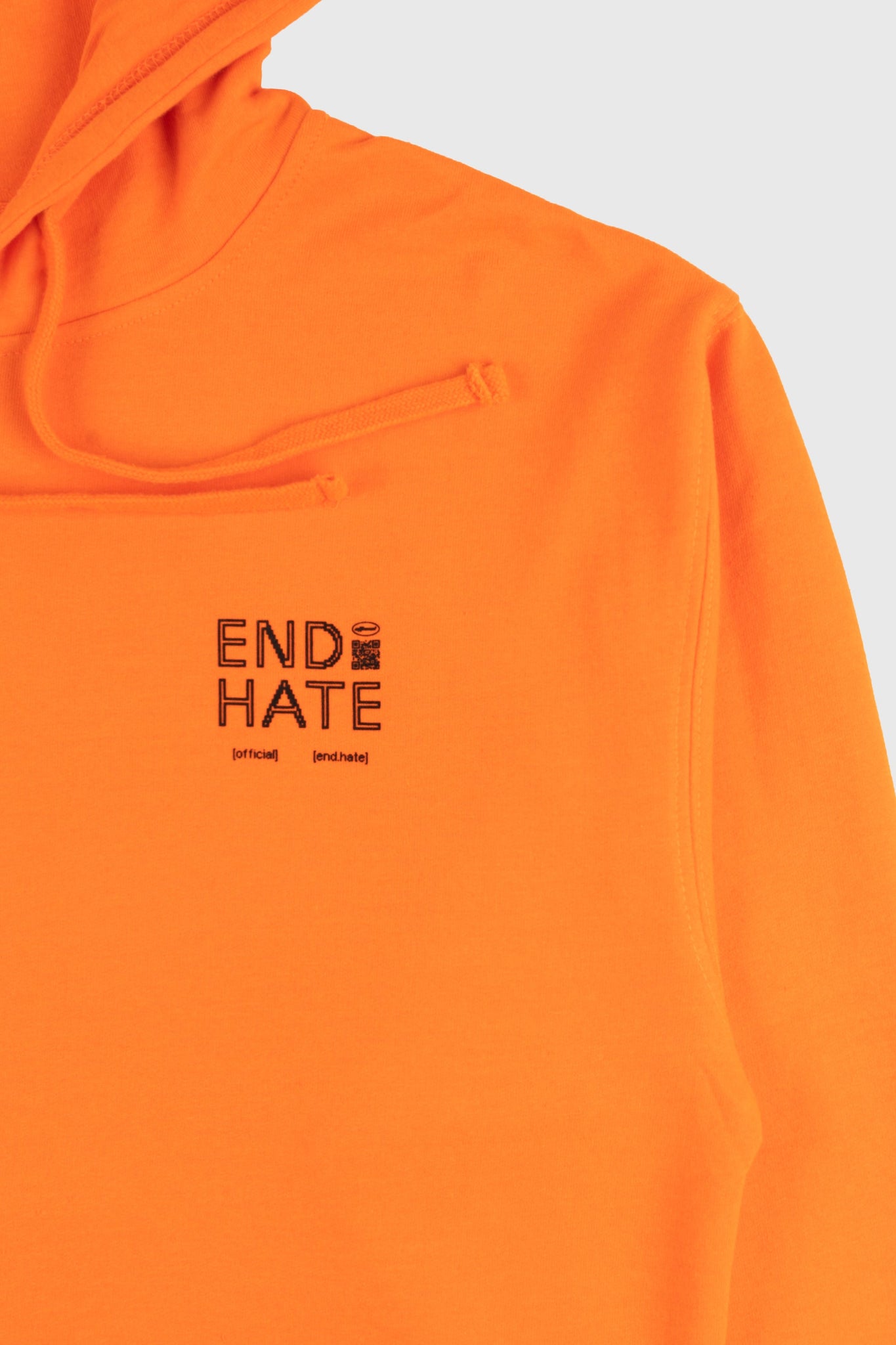 End Hate - Take Action Hooded Sweatshirt (Orange)