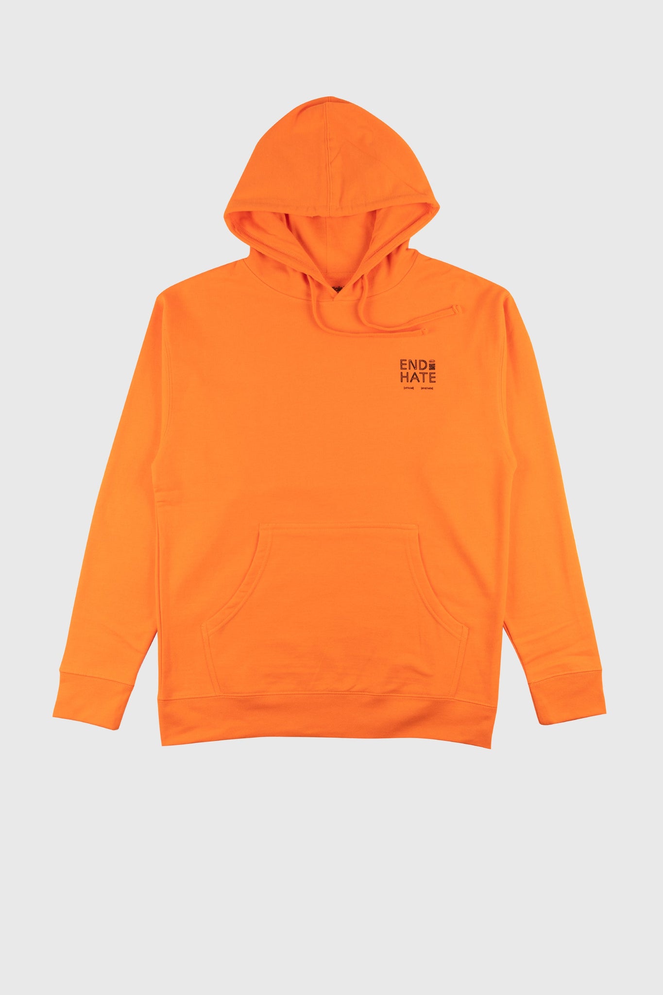 End Hate - Take Action Hooded Sweatshirt (Orange)