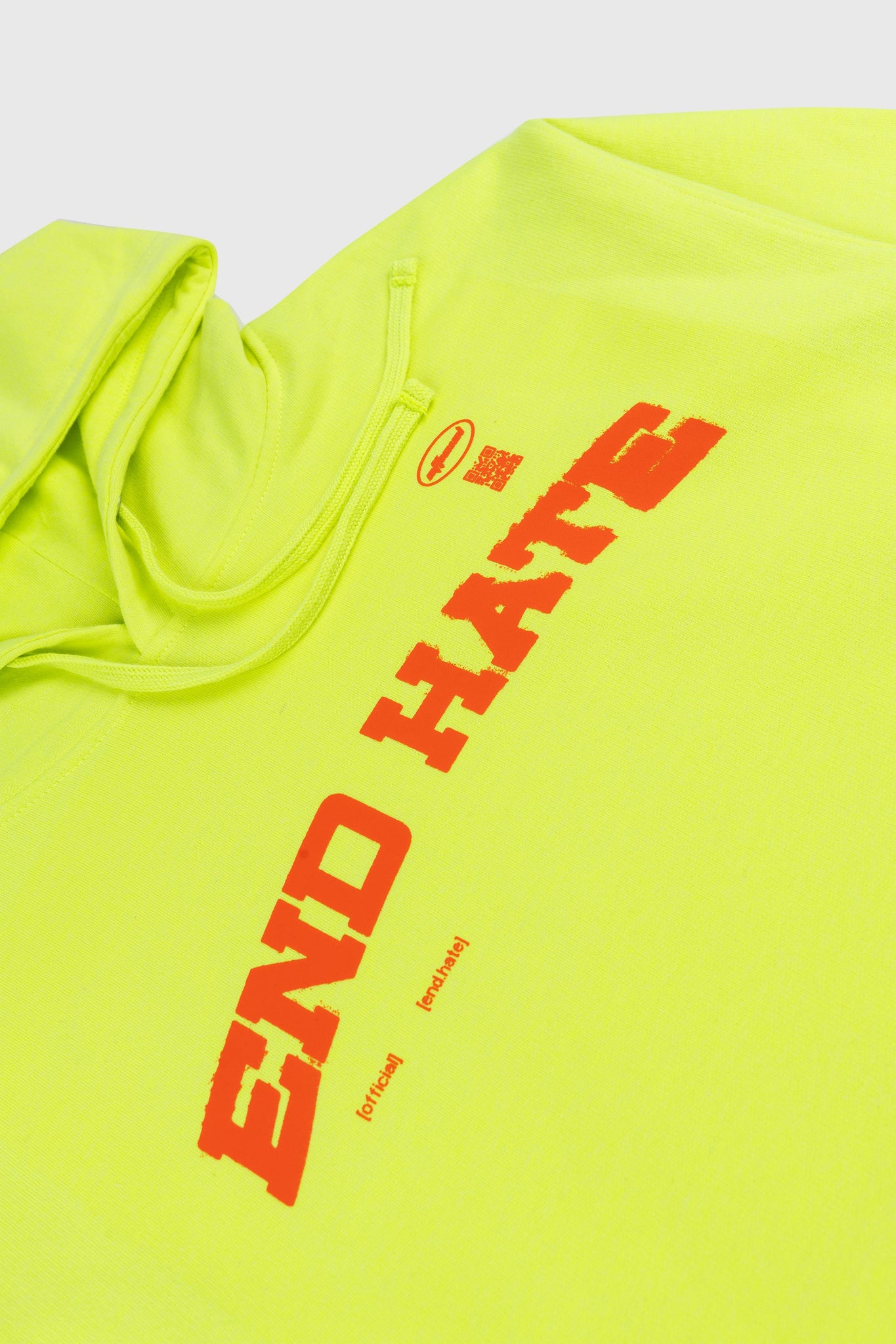 End Hate - Athletic Arc Hooded Sweatshirt (Safety Yellow)