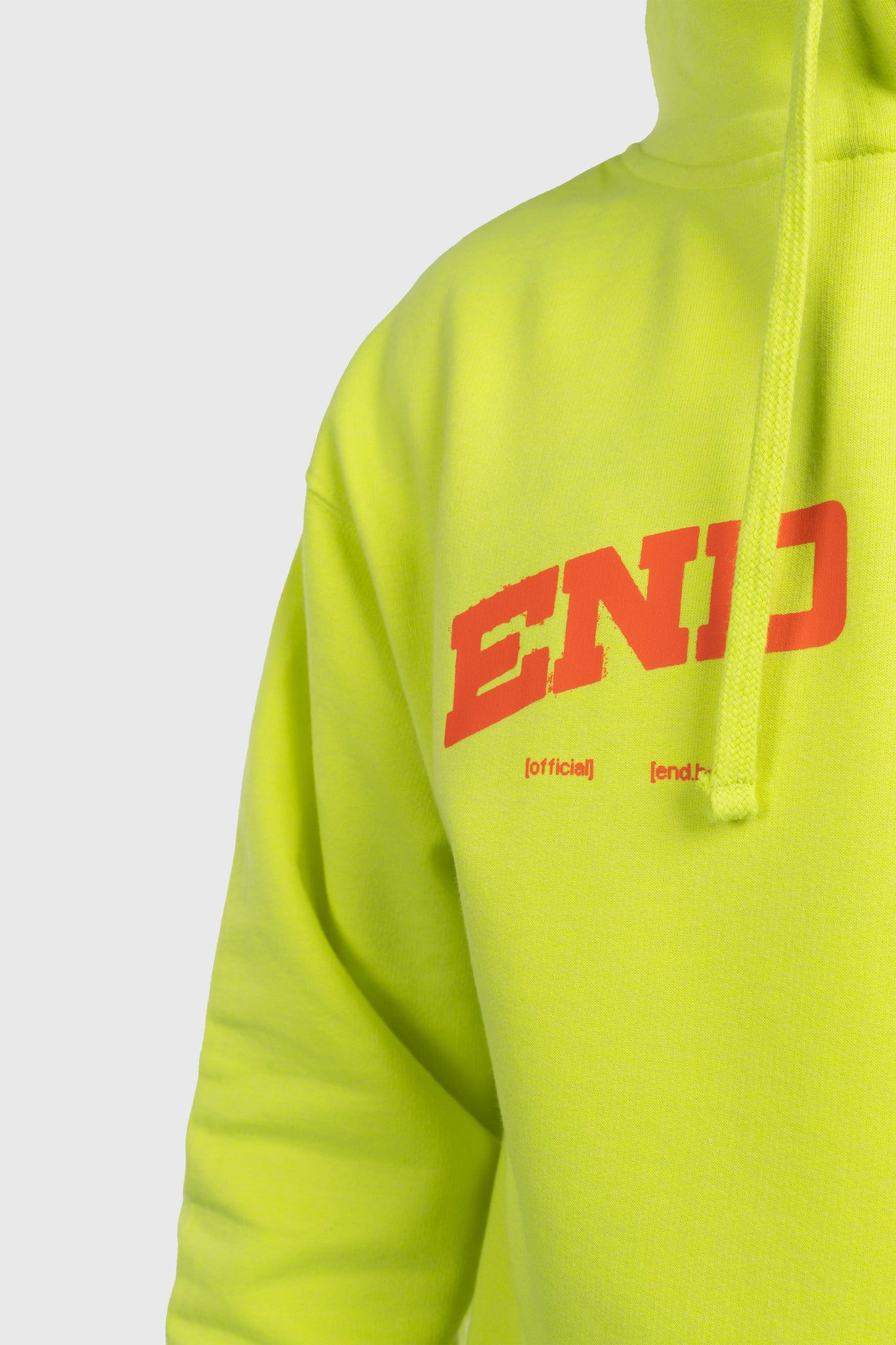 End Hate - Athletic Arc Hooded Sweatshirt (Safety Yellow)