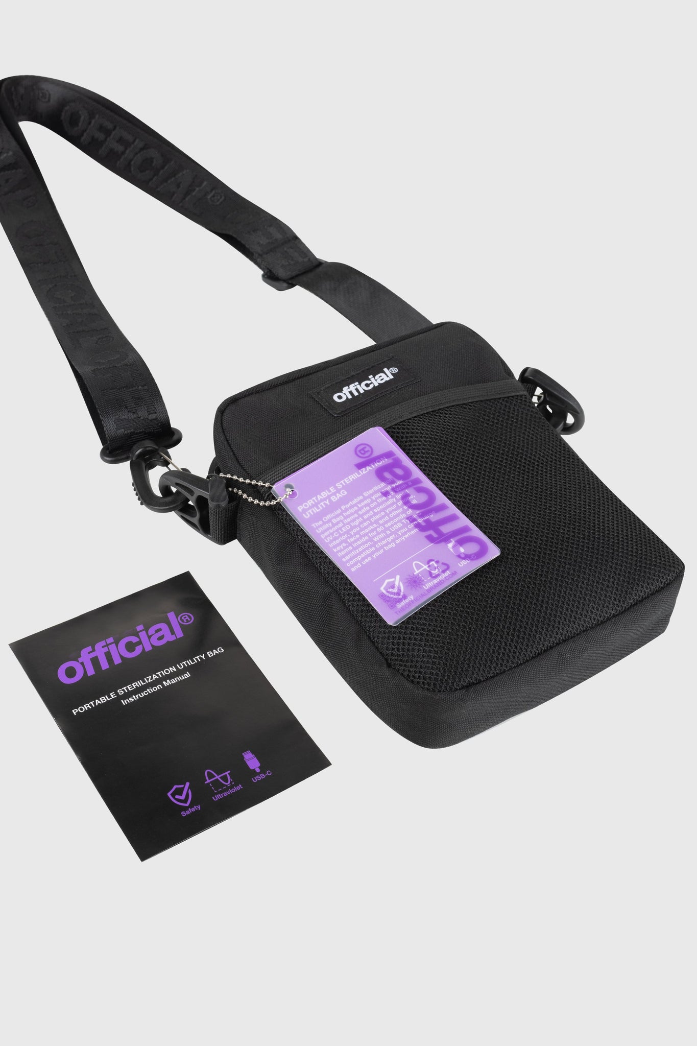 UV-C Light Emitting Shoulder Bag