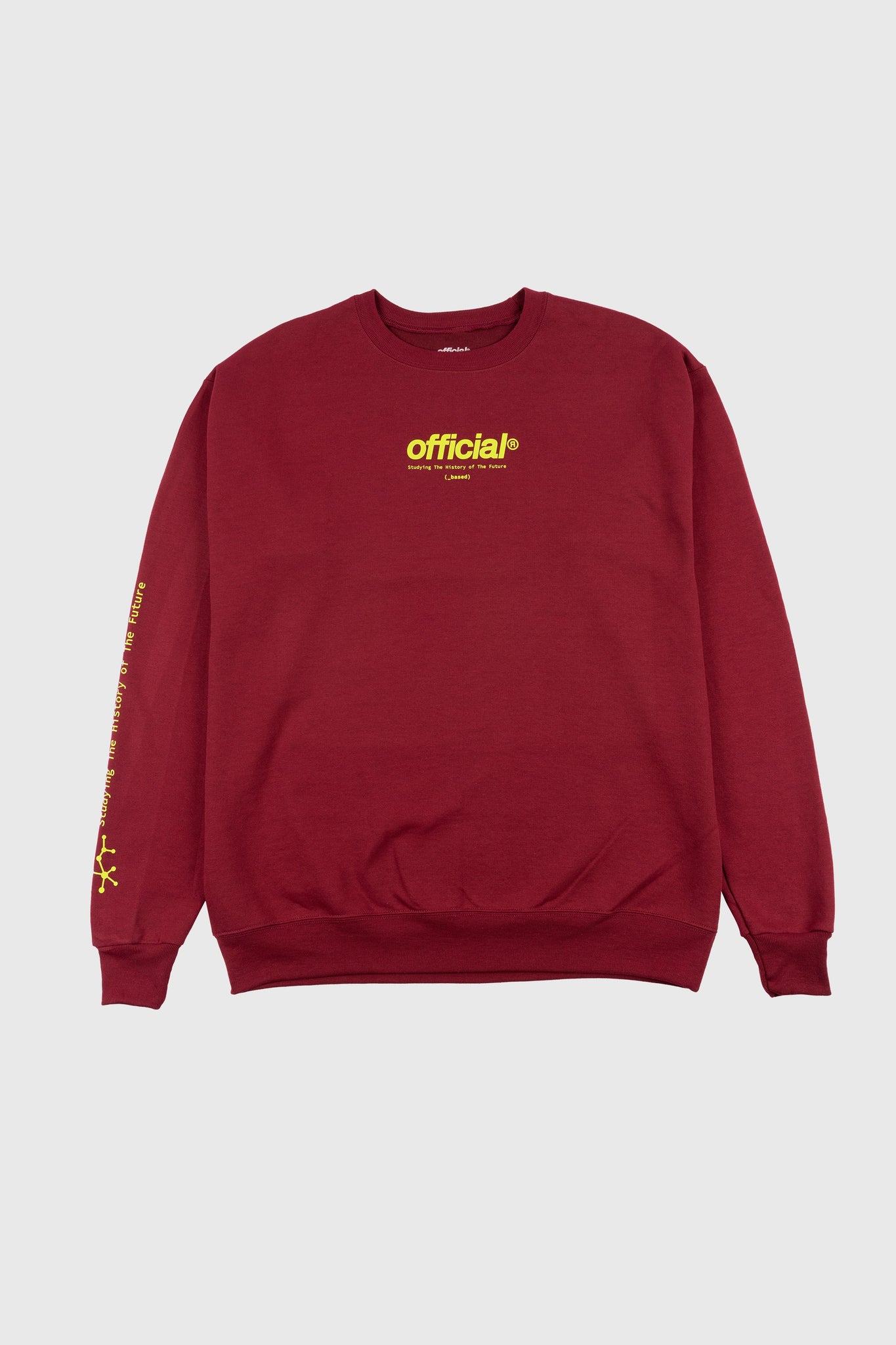 History of the Future Crewneck Sweater (Burgundy)